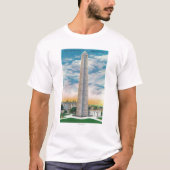 Ansicht von Bunker Hill-Monument T-Shirt (Vorderseite)