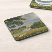 Ansicht von Burghley Haus, Sitz des Marquises von Getränkeuntersetzer (Linke Seite)