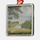 Ansicht von Burghley Haus, Sitz des Marquises von Ornament Aus Metall (Links)