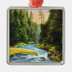 Ansicht von Capilano Hängebrücke # 2 Ornament Aus Metall