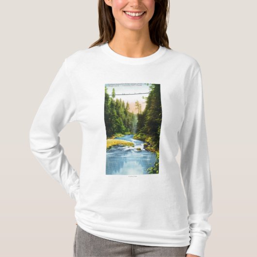 Ansicht von Capilano Hängebrücke # 2 T-Shirt (Vorderseite)