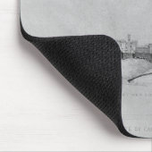 Ansicht von Carcassonne von der Westseite Mousepad (Ecke)