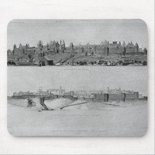 Ansicht von Carcassonne von der Westseite Mousepad
