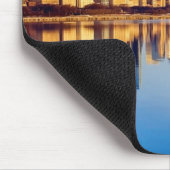 Ansicht von Chicago-Skylinen mit Reflexion Mousepad (Ecke)