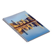 Ansicht von Chicago-Skylinen mit Reflexion Notizblock (Rechte Seite)