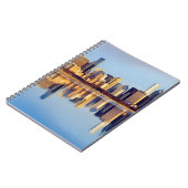 Ansicht von Chicago-Skylinen mit Reflexion Notizblock (Linke Seite)