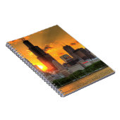 Ansicht von Chicagos Skylinen von Adler Notizblock (Rechte Seite)