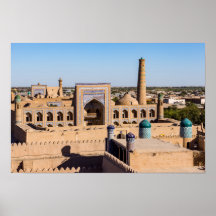 Ansicht von Citadel Kunya-ark - Chiwa, Usbekistan