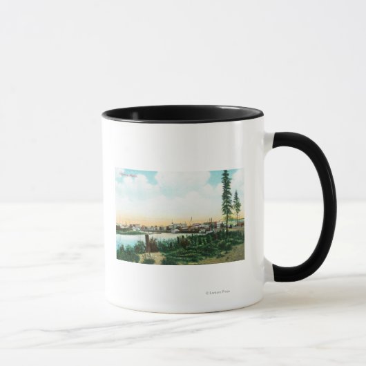 Ansicht von CityFairbanks, AK Tasse (Rechts)