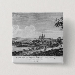 Ansicht von Cluny Abtei Button