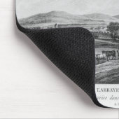 Ansicht von Cluny Abtei Mousepad (Ecke)