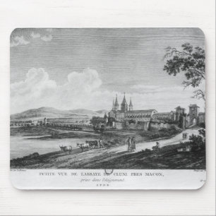 Ansicht von Cluny Abtei Mousepad