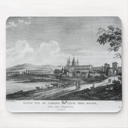Ansicht von Cluny Abtei Mousepad (Vorne)