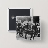 Ansicht von Covent Garten Market, 1900 Button (Vorne & Hinten)