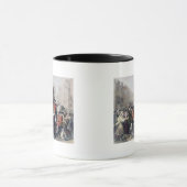 Ansicht von Daniel Defoe im Pillory am Tempel-Bar Tasse (Zentrum)