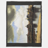 Ansicht von Delft durch Johannes Vermeer Fleecedecke (Vorderseite)