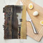 Ansicht von Delft durch Johannes Vermeer Handtuch (Viertel Falte)