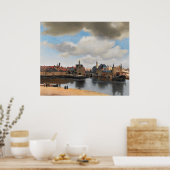 Ansicht von Delft Poster (Küche)