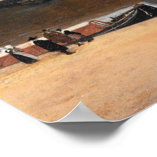 Ansicht von Delft Poster (Ecke)