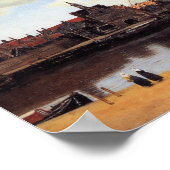 Ansicht von Delft Poster (Ecke)