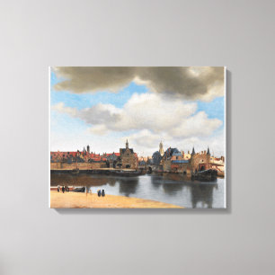 Ansicht von Delft Vermeer Leinwanddruck