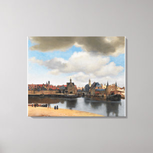 Ansicht von Delft Vermeer Leinwanddruck