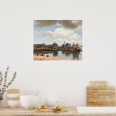 Ansicht von Delft — Vermeer Poster (Küche)
