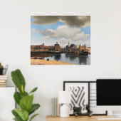 Ansicht von Delft Vermeer Poster (Heimbüro)
