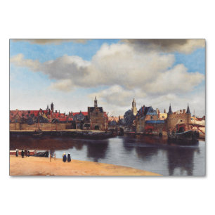 Ansicht von Delft von Johannes Vermeer Tischnummer