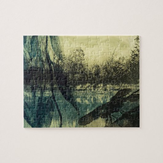 Ansicht von der Bank Puzzle (Horizontal)