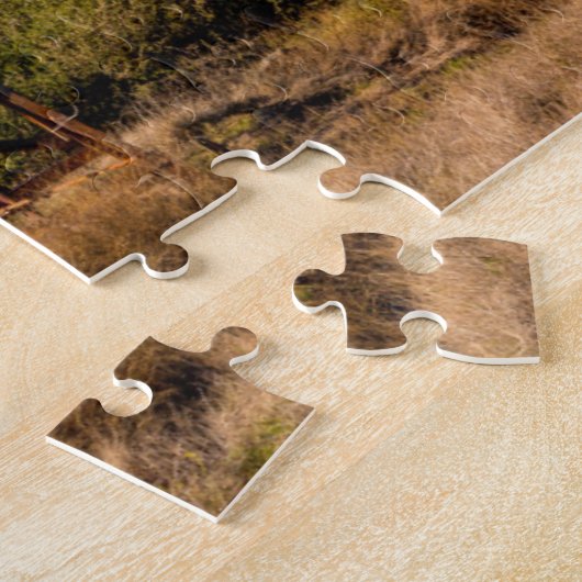 Ansicht von der Spitze der Berge Puzzle (Seite)