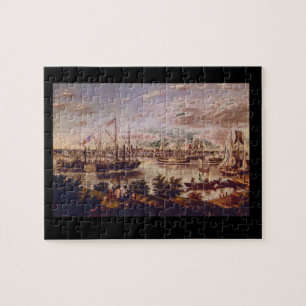 Ansicht von Detroit im Jahre 1836 _Art von Amerika Puzzle