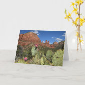 Ansicht von DoppelButtes | Sedona, Arizona Karte (Gelbe Blume)