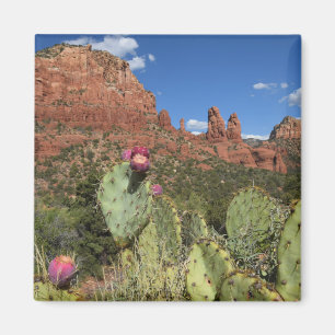 Ansicht von DoppelButtes   Sedona, Arizona Magnet