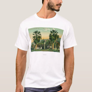 Ansicht von DoppelPalmsParaiso Frühlingen, CA T-Shirt