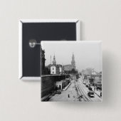 Ansicht von Dresden vom Bruehlsche Terrasse Button (Vorne & Hinten)
