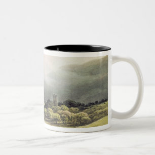 Ansicht von Dunloe Schloss, Killarney, 1805 Zweifarbige Tasse