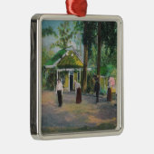 Ansicht von ein Krokett GameHarbin Frühlingen, CA Silbernes Ornament (Rechts)