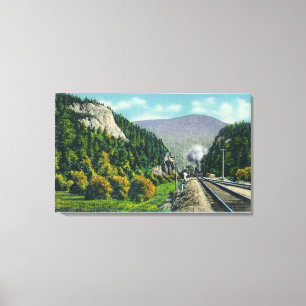 Ansicht von Elephant's Head & Crawford Notch Einga Leinwanddruck