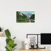 Ansicht von Elephant's Head & Crawford Notch Einga Poster (Heimbüro)