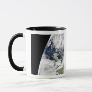 Ansicht von Erde vom Raum Tasse