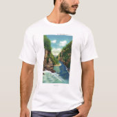 Ansicht von Fall-Nebenfluss-Schlucht T-Shirt (Vorderseite)