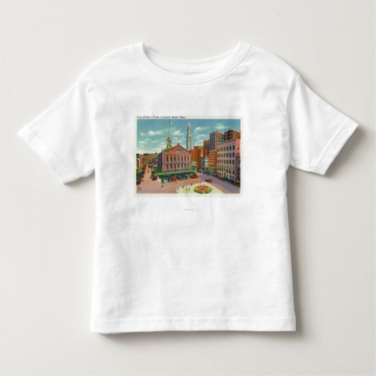 Ansicht von Faneuil Hall, die Wiege der Freiheit Kleinkind T-shirt (Vorderseite)