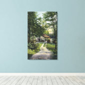 Ansicht von Fiddlers Green Leinwanddruck (Insitu (Holzboden))