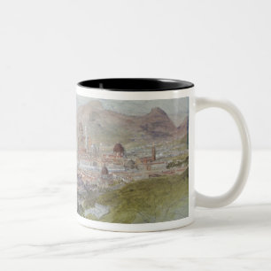 Ansicht von Florenz, 1837-39 Zweifarbige Tasse