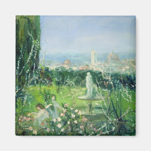Ansicht von Florenz, c.1909 Magnet