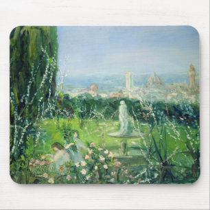 Ansicht von Florenz, c.1909 Mousepad