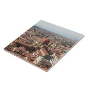 Ansicht von Florenz, Italien von der Spitze Fliese (Seite)