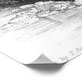 Ansicht von Folkestone Poster (Ecke)