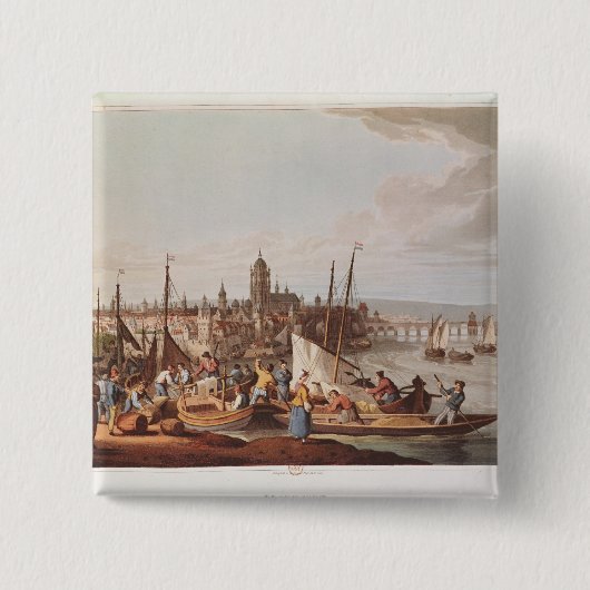 Ansicht von Frankfurt, 1814 Button (Vorderseite)